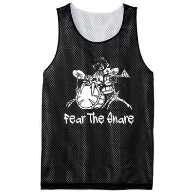 Fear The Snare Drummer Musician Drum Mesh Reversible Basketball Jersey Tank