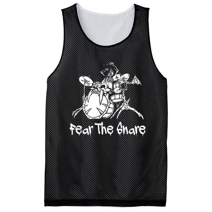 Fear The Snare Drummer Musician Drum Mesh Reversible Basketball Jersey Tank