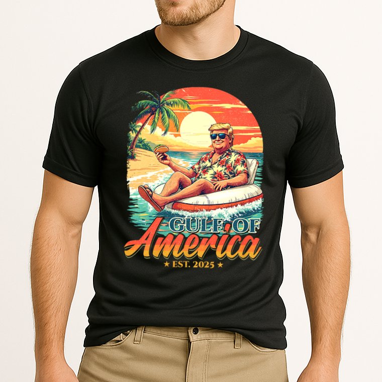 Funny Trump Shirt Gulf Of Us America Est 2025 Cooling Performance Crew T-Shirt