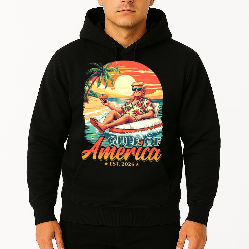 Funny Trump Shirt Gulf Of Us America Est 2025 Hoodie