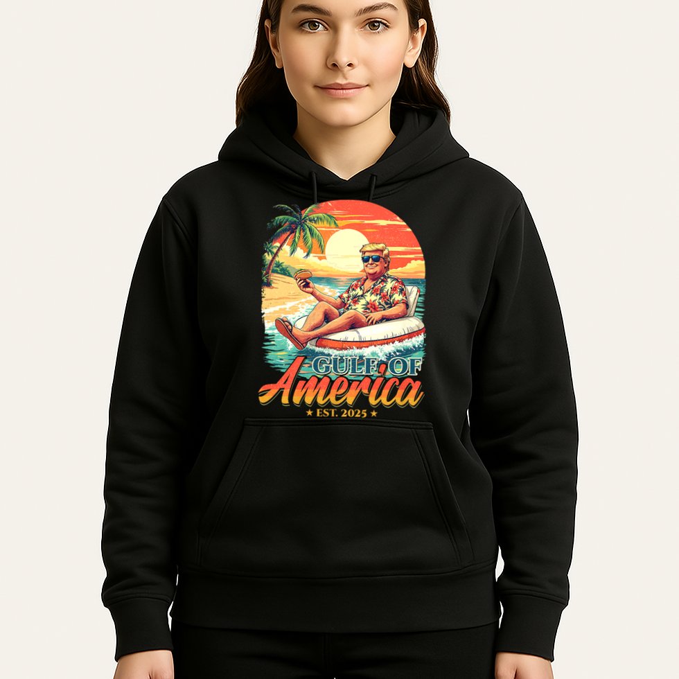 Funny Trump Shirt Gulf Of Us America Est 2025 Hoodie