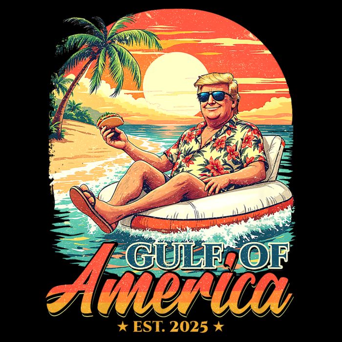 Funny Trump Shirt Gulf Of Us America Est 2025 Hoodie