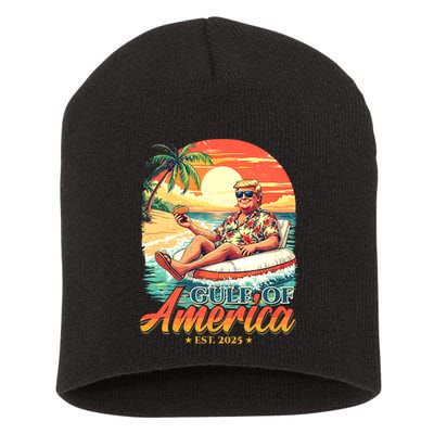 Funny Trump Shirt Gulf Of Us America Est 2025 Short Acrylic Beanie