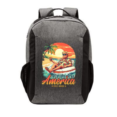Funny Trump Shirt Gulf Of Us America Est 2025 Vector Backpack