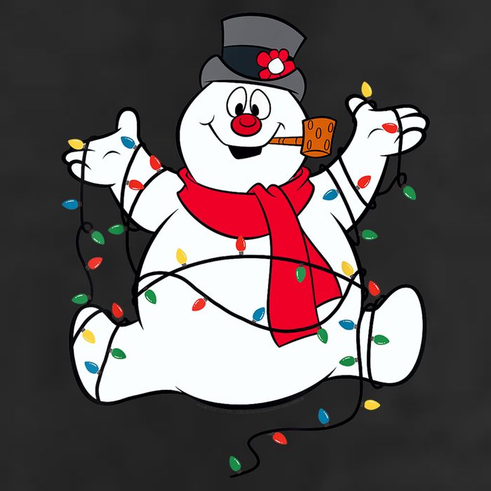 Frosty The Snowman Christmas Lights Portrait T Cool Comfort Performance Bucket Hat