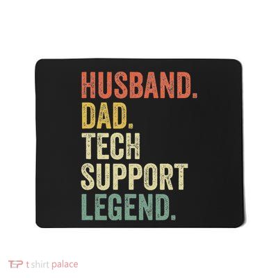 Funny Tech Support Christmas Gifts For Dad Husband Mousepad