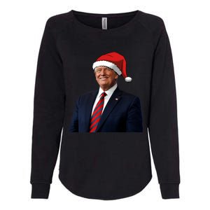 Funny Trump Santa Hat Donald Trump Christmas New Year 2025 Meaningful Gift Womens California Wash Sweatshirt