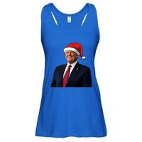 Funny Trump Santa Hat Donald Trump Christmas New Year 2025 Meaningful Gift Ladies Essential Flowy Tank