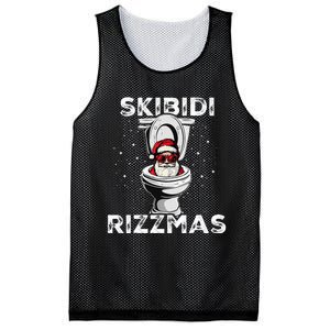 Funny Toilet Santa White Elephant Christmas Mesh Reversible Basketball Jersey Tank