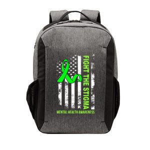 Fight The Stigma Tal Health Awareness Depression Anxiety Great Gift Vector Backpack