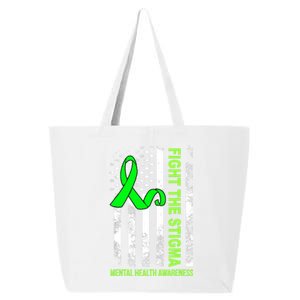 Fight The Stigma Tal Health Awareness Depression Anxiety Great Gift 25L Jumbo Tote