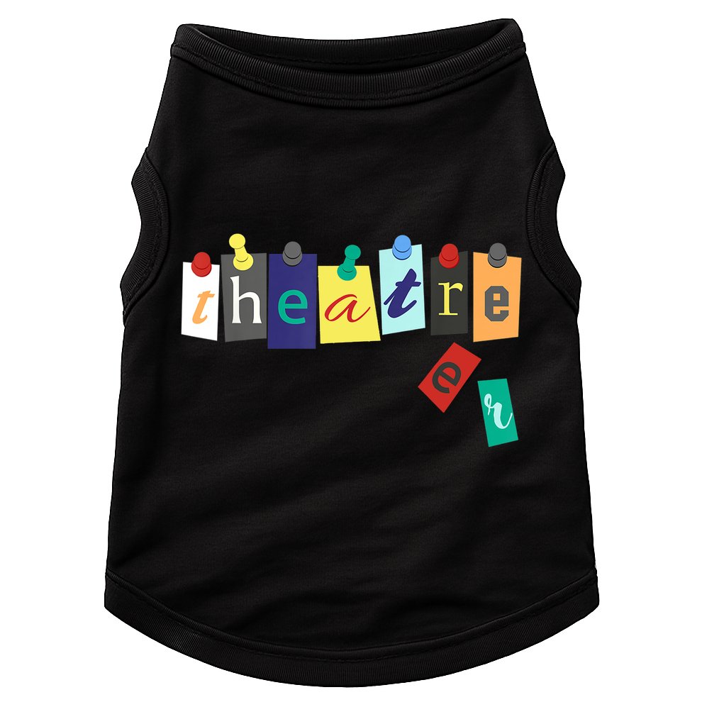 Funny Theater Theatre Fan Gift Musical Play Broadway Drama Gift Doggie Tank