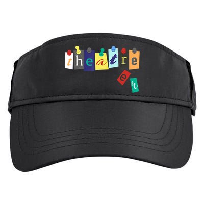 Funny Theater Theatre Fan Gift Musical Play Broadway Drama Gift Adult Drive Performance Visor