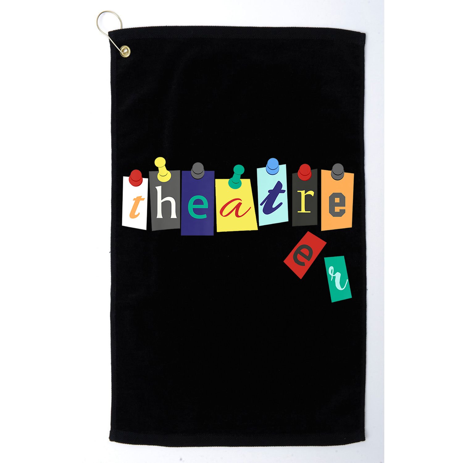 Funny Theater Theatre Fan Gift Musical Play Broadway Drama Gift Golf Towel
