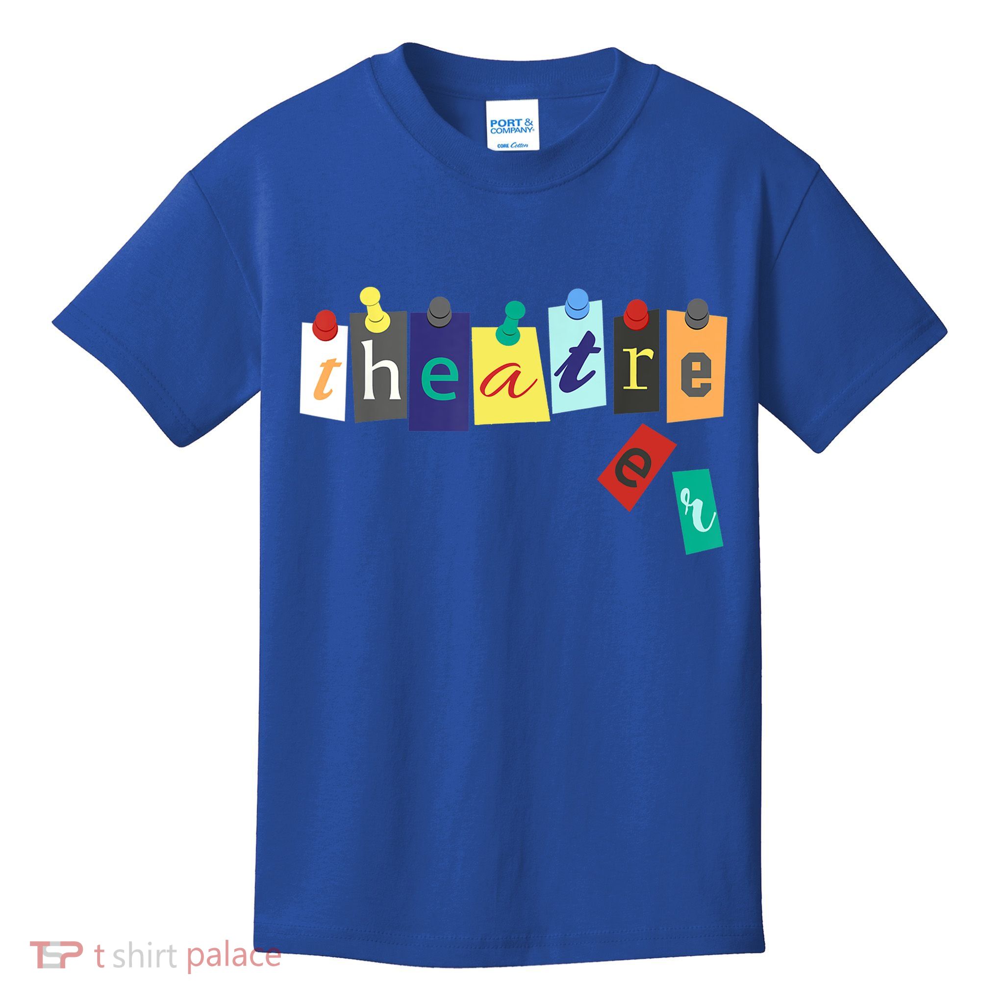 Funny Theater Theatre Fan Gift Musical Play Broadway Drama Gift Kids T-Shirt