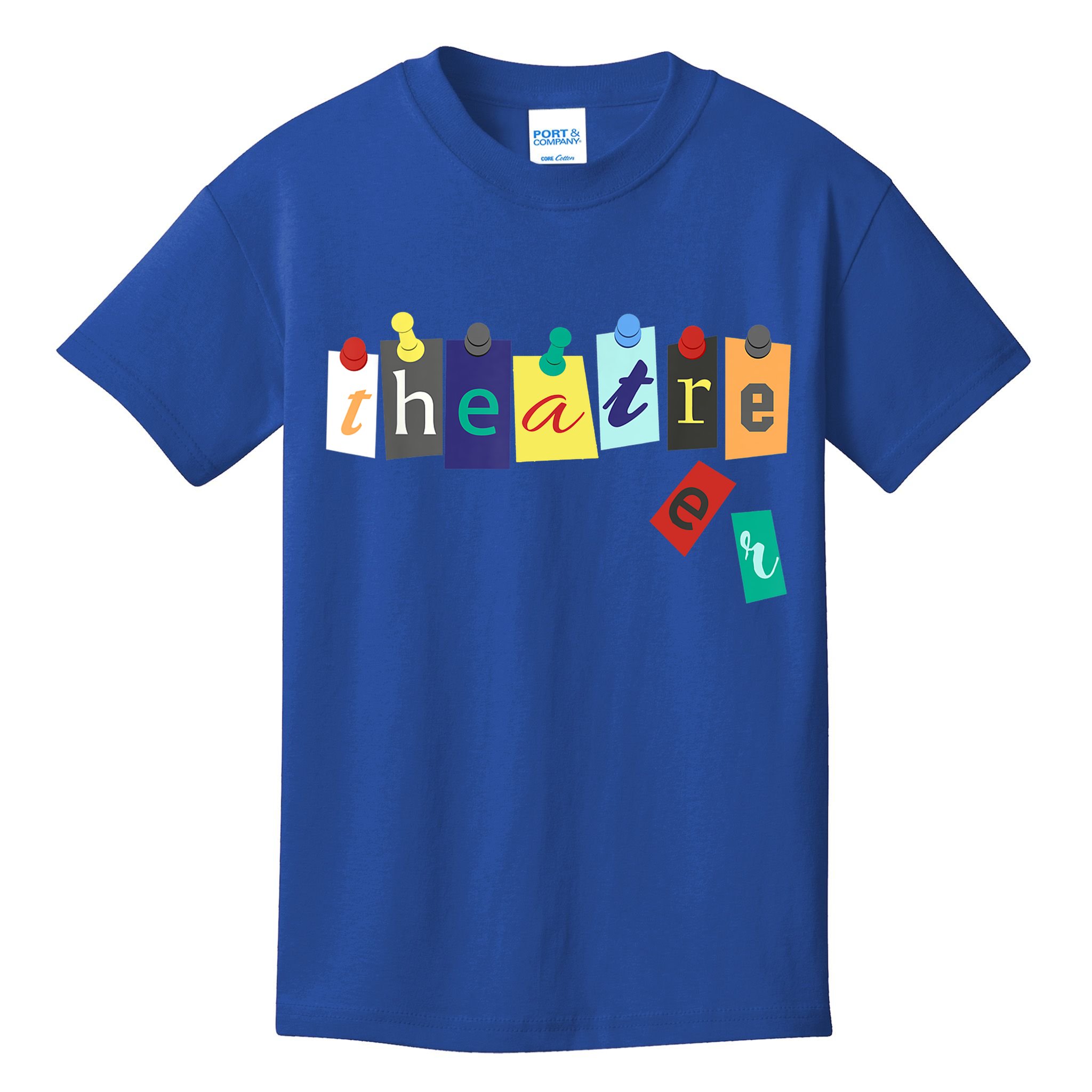 Funny Theater Theatre Fan Gift Musical Play Broadway Drama Gift Kids T-Shirt