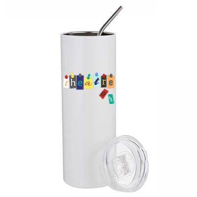 Funny Theater Theatre Fan Gift Musical Play Broadway Drama Gift Stainless Steel Tumbler