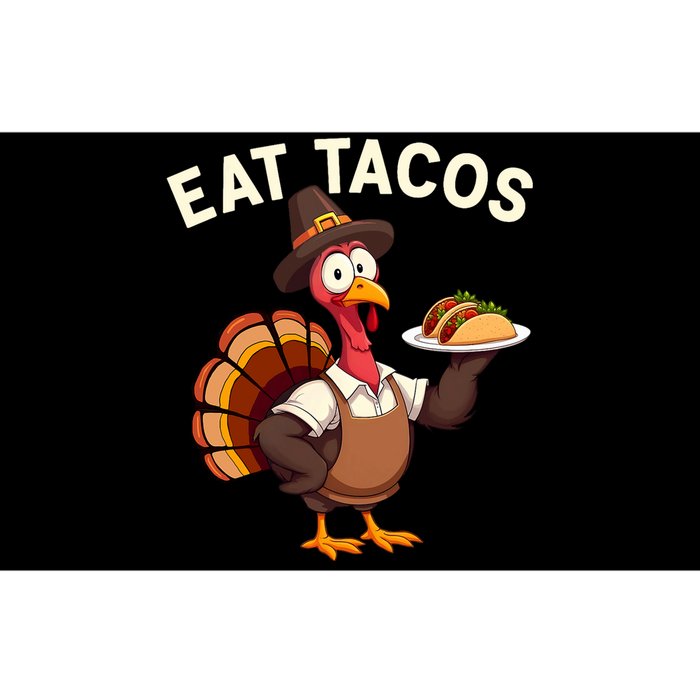 Funny Thanksgiving Turkey Eat Tacos Mexican Thanksgiving Bumper Sticker