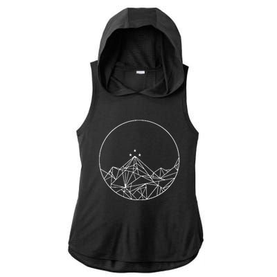 FeyreS Tattoo Two Sided Front And Back Rhysand Ladies PosiCharge Tri-Blend Wicking Draft Hoodie Tank