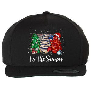 Funny Tis The Season Design Christmas Tree Cakes Hockey Meaningful Gift Wool Snapback Cap