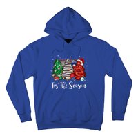 Funny Tis The Season Design Christmas Tree Cakes Hockey Meaningful Gift Hoodie