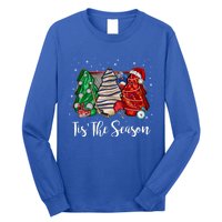 Funny Tis The Season Design Christmas Tree Cakes Hockey Meaningful Gift Long Sleeve Shirt