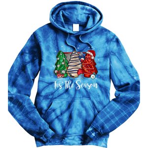 Funny Tis The Season Design Christmas Tree Cakes Hockey Meaningful Gift Tie Dye Hoodie