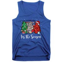 Funny Tis The Season Design Christmas Tree Cakes Hockey Meaningful Gift Tank Top