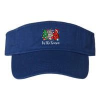 Funny Tis The Season Design Christmas Tree Cakes Hockey Meaningful Gift Valucap Bio-Washed Visor