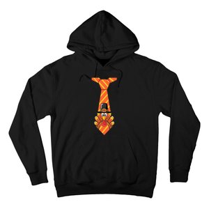 Funny Thanksgiving Turkey Tie Design Hoodie