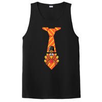 Funny Thanksgiving Turkey Tie Design PosiCharge Competitor Tank