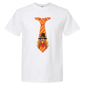 Funny Thanksgiving Turkey Tie Design Garment-Dyed Heavyweight T-Shirt