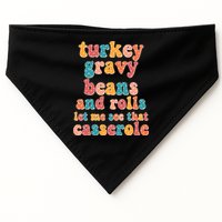 Funny Thanksgiving Turkey Gravy Beans And Rolls USA-Made Doggie Bandana
