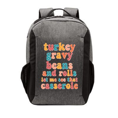 Funny Thanksgiving Turkey Gravy Beans And Rolls Vector Backpack