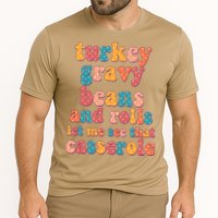 Funny Thanksgiving Turkey Gravy Beans And Rolls Cooling Performance Crew T-Shirt