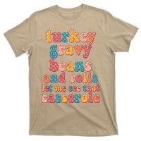 Funny Thanksgiving Turkey Gravy Beans And Rolls T-Shirt