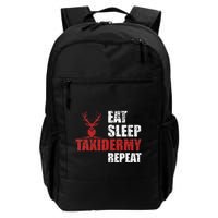 Funny Taxidermist T Eat Sleep Taxidermy Repeat Gift Backpack