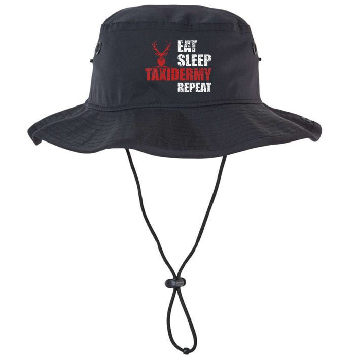 Funny Taxidermist T Eat Sleep Taxidermy Repeat Gift Bucket Hat