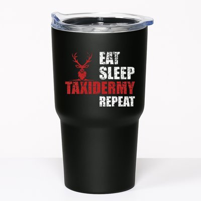 Funny Taxidermist T Eat Sleep Taxidermy Repeat Gift Tumbler