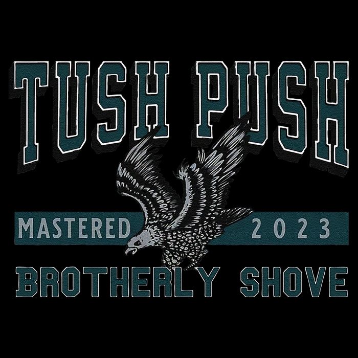 Funny The Tush Push Eagles Brotherly Shove Impact Tech Backpack