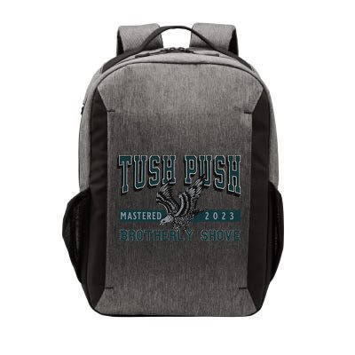 Funny The Tush Push Eagles Brotherly Shove Vector Backpack