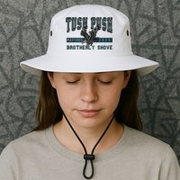 Funny The Tush Push Eagles Brotherly Shove Bucket Hat
