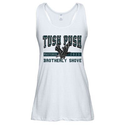 Funny The Tush Push Eagles Brotherly Shove Ladies Essential Flowy Tank