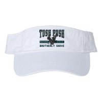 Funny The Tush Push Eagles Brotherly Shove Visor