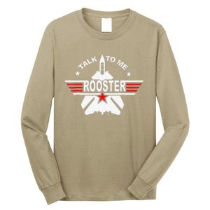 Funny Talk To Me Rooster Funny 80s Talk To Me Rooster Long Sleeve Shirt