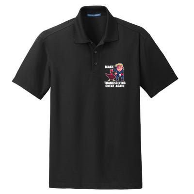 Funny Trump Turkey Floss Gift Dry Zone Grid Polo