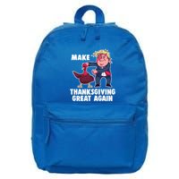 Funny Trump Turkey Floss Gift 16 in Basic Backpack