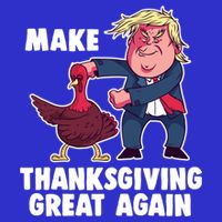 Funny Trump Turkey Floss Gift 16 in Basic Backpack