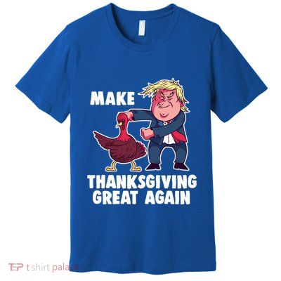 Funny Trump Turkey Floss Gift Premium T-Shirt