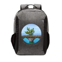 Fred The Tree Marathon Fl 7 Mile Bridge Tree Of Hope Vector Backpack